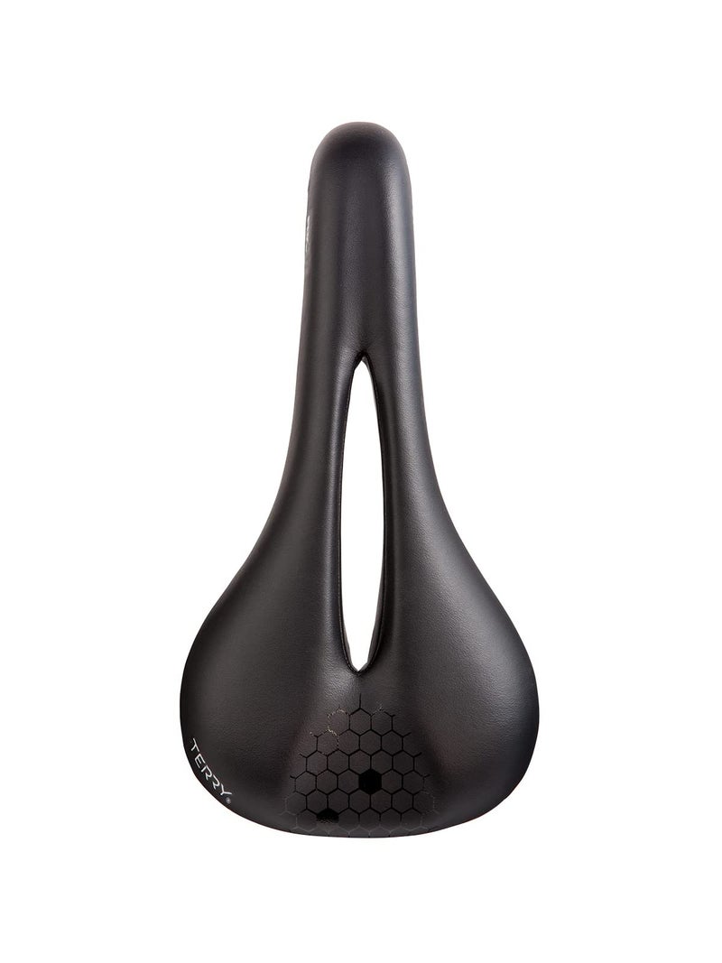 Terry Fly Cromoly Bicycle Saddle - Bicycle Seat for Men - Flexible & Comfortable - Dura-Tek Cover - Black - Black, - Image 3